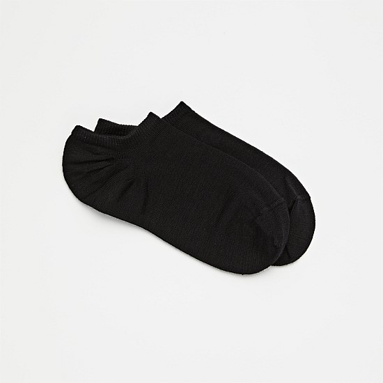 Woman + Man Merino Wool Sneaker Socks - Duo Pack