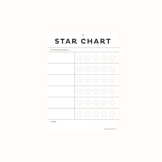 A4 Star Chart