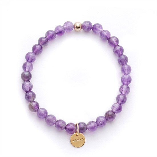 Amuleto Bracelet Amethyst 6mm