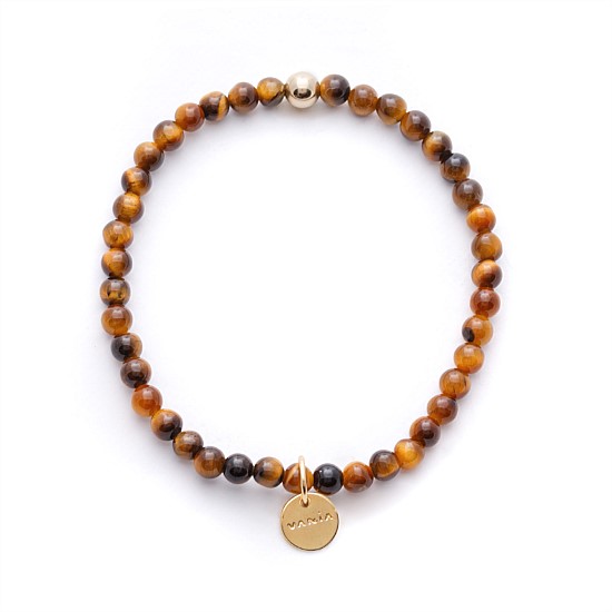 Amuleto Bracelet Tiger''s Eye 4mm