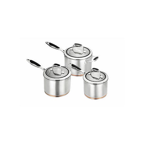 Coppernox 3 Piece Saucepan Set