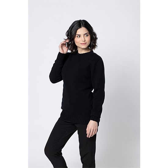 Women's Possum Merino Plain Crew