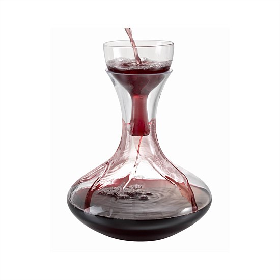 Sommelier wine aerating decanter