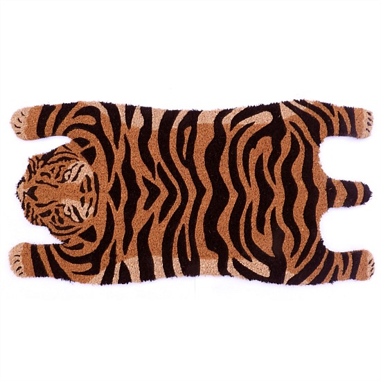 Doormat Coir Sleeping Tiger