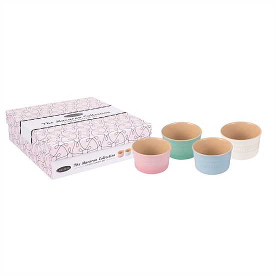 Macaron 4 pc Ramekin Set