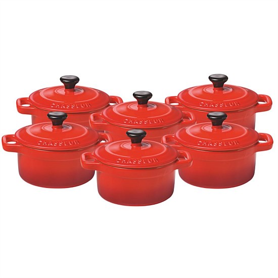 Mini Cocotte 6 pc Set