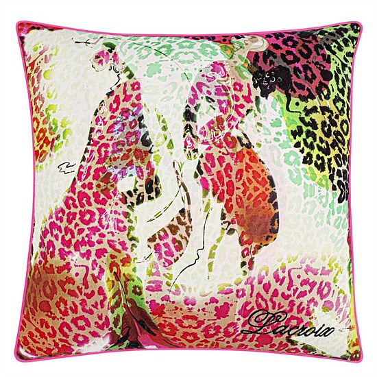 Les Felines Magenta Cushion