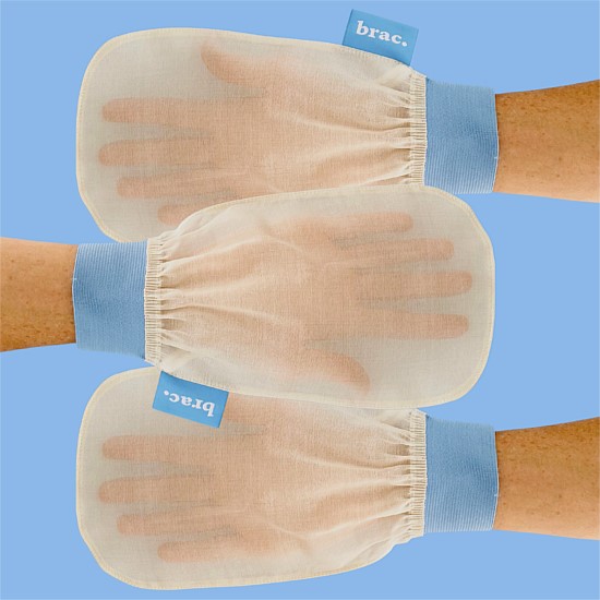 brac. Turkish Silk Exfoliating Gloves x 3 packs