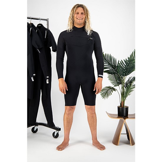 Premium Mens 2/2 Long Sleeve Chest Zip Springsuit