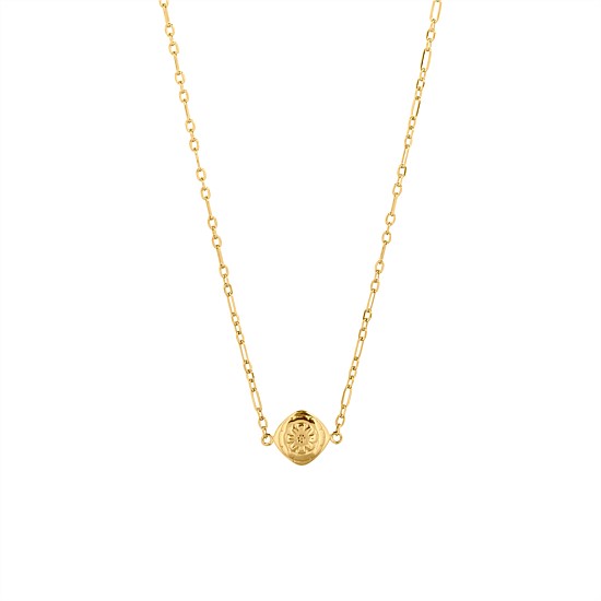 Mini Marigold Necklace Gold Plated