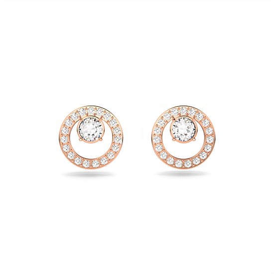 Constella Pierced Earrings, Rose Gold