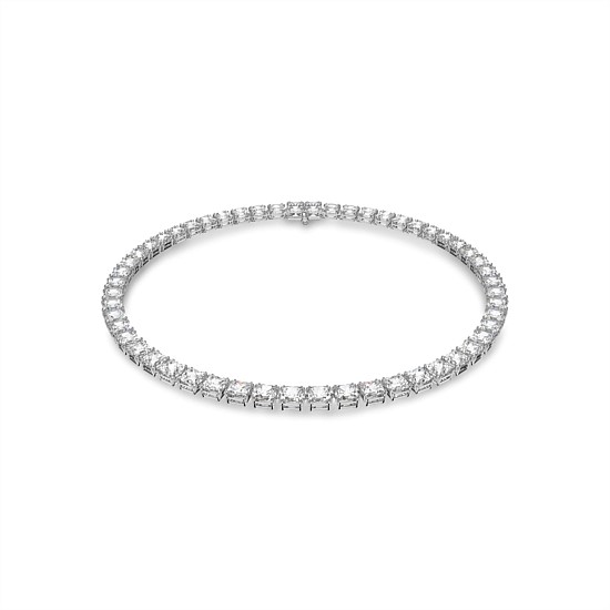 Millenia necklace, Square cut Zirconia and Crystal