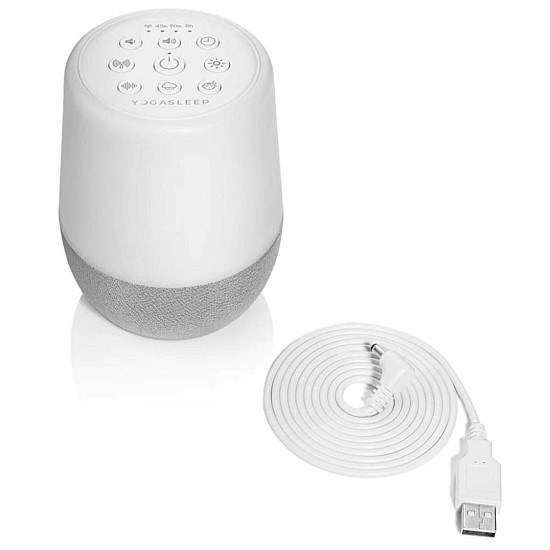 Duet White Noise Machine with Night Light and Wireless Speaker