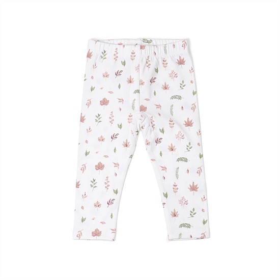 Falling Leaves Cotton Leggings