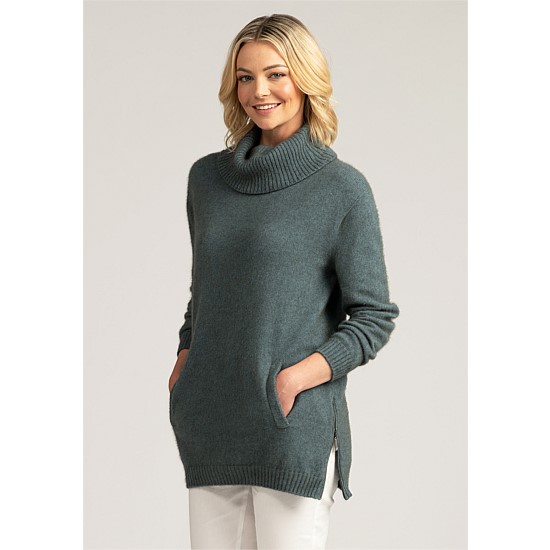 Zip Tunic Sweater