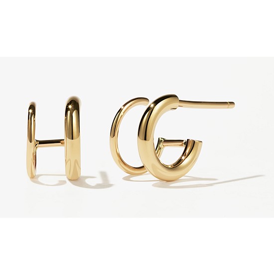 Hera Double Hoops