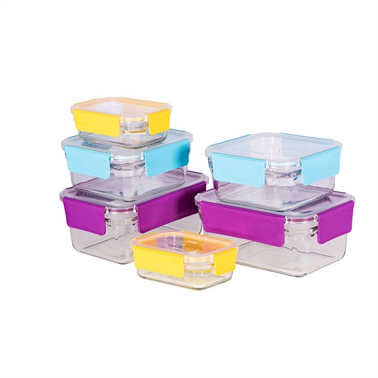 Home & Tech 6 Piece Premium Oven Safe Container Set