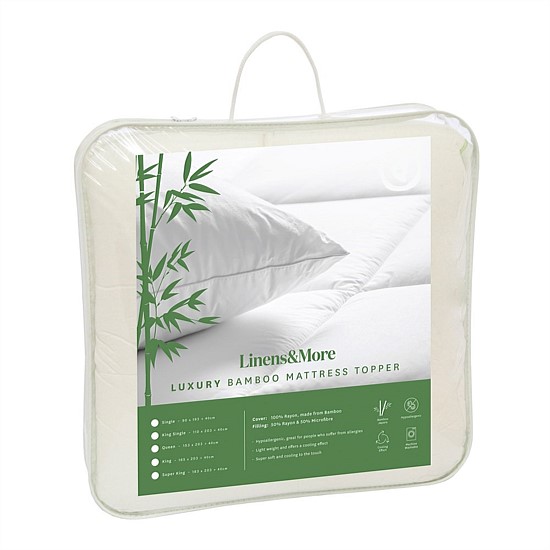 Bamboo Mattress Topper