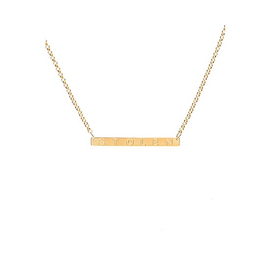 Stolen Plank Necklace