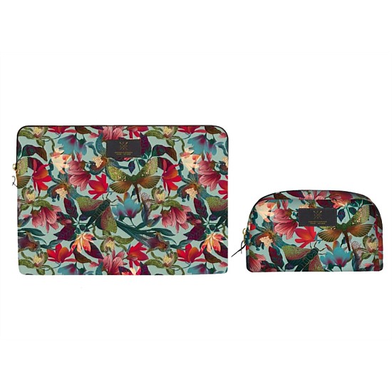 Cosmetic Bag & Laptop Sleeve