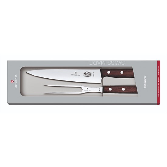 Victorinox Wood handle Carving Set (2pce)