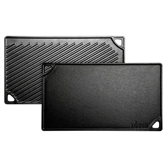Cast Iron Reversible Rectangle Grill  42cm X 24cm