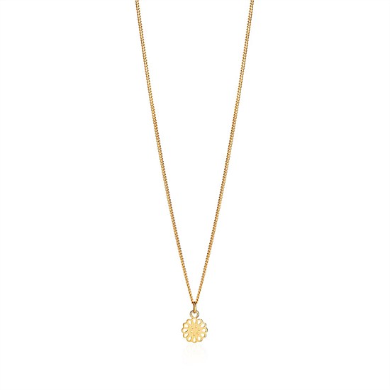 Lotus Pendant Gold Plate