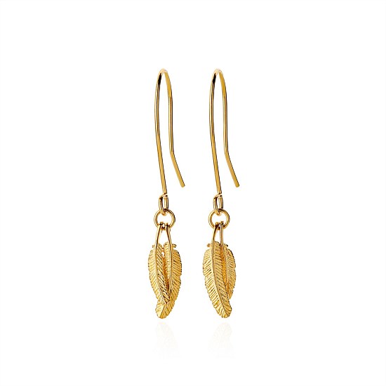 Mini Duo Miro Miro Earrings Gold Plate