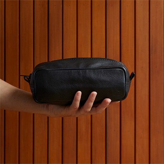 Marlo Leather Wash Bag