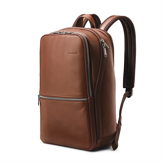 Classic Leather Slim Backpack 14"1