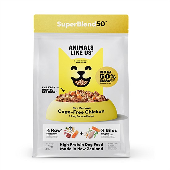 SuperBlend50 Chicken & King Salmon Dog Food