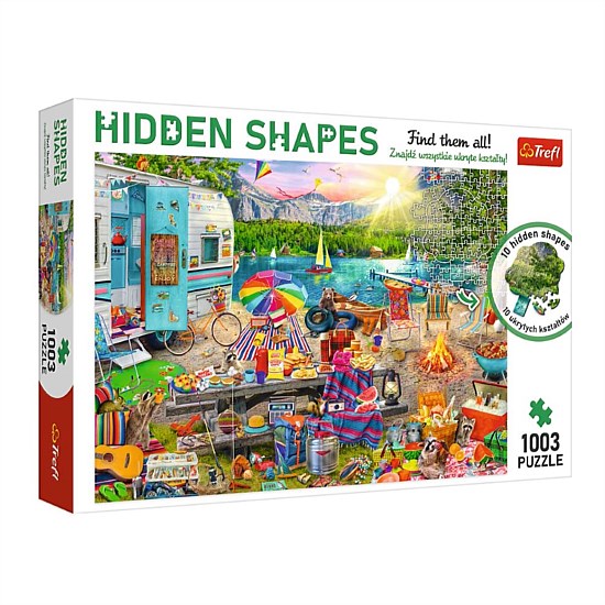 Trefl Hidden Shapes 1000 Piece Jigsaw Puzzle - Motorhome Trip