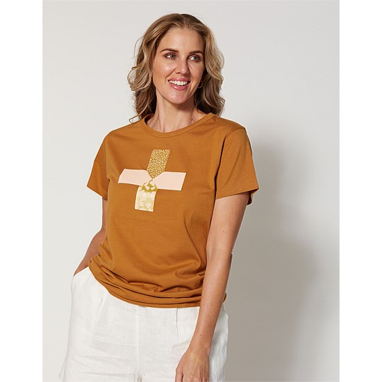T-Shirt Bronze Safari Cross