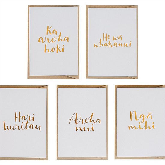 Luxury Maori Greeting Cards - 10 pack