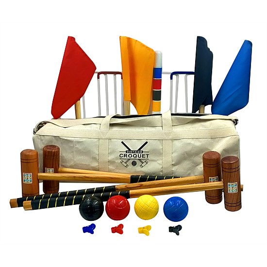 Vintage Family Croquet Set