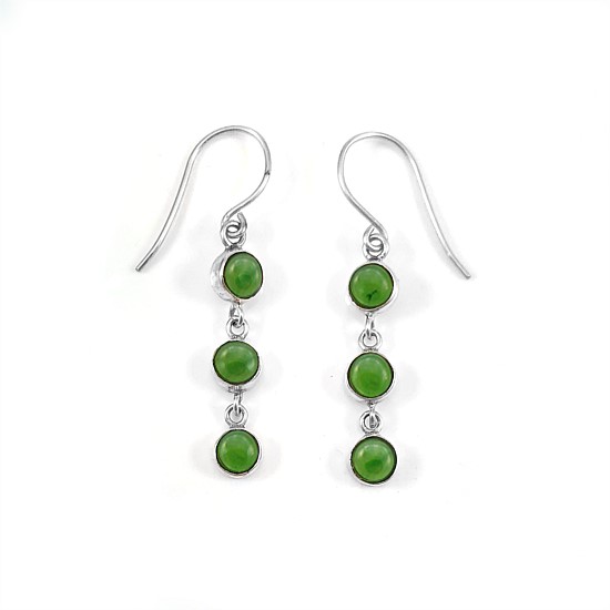 Pounamu 3 Muses Earrings