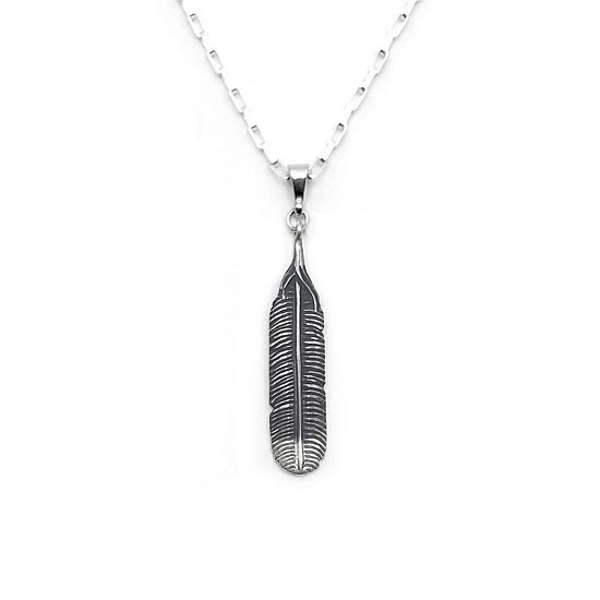 Mini Huia Feather Pendant