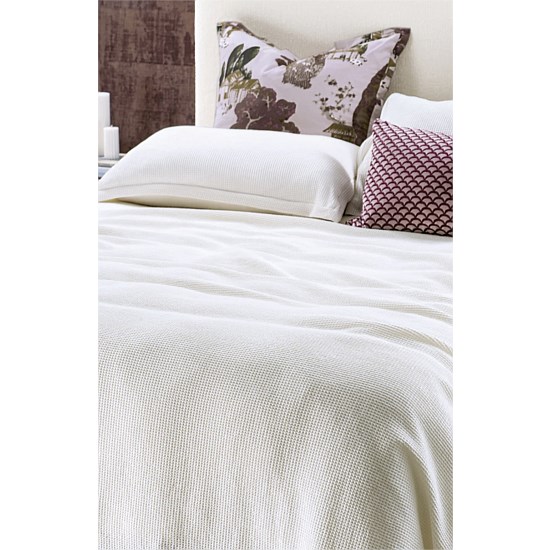 Sottobosco Ivory Bedspread