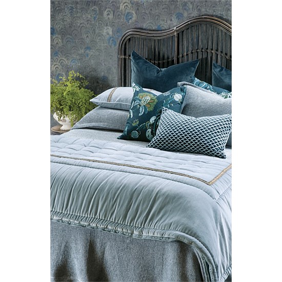 Sottobosco Indigo Bedspread