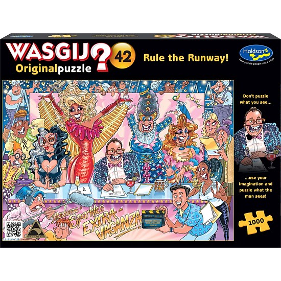 Original 42 1000 Piece Jigsaw Puzzle Rule The Runway