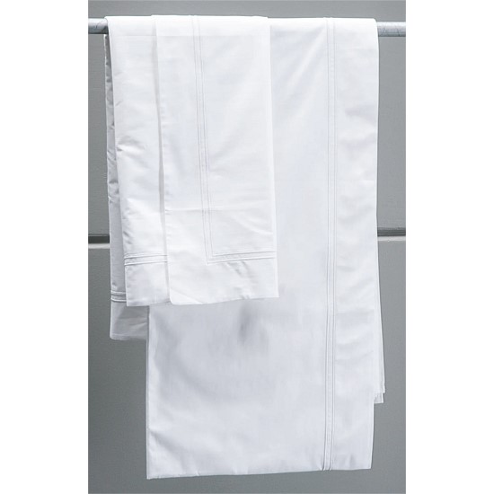 Livorno White/White Oxford Pillowcase