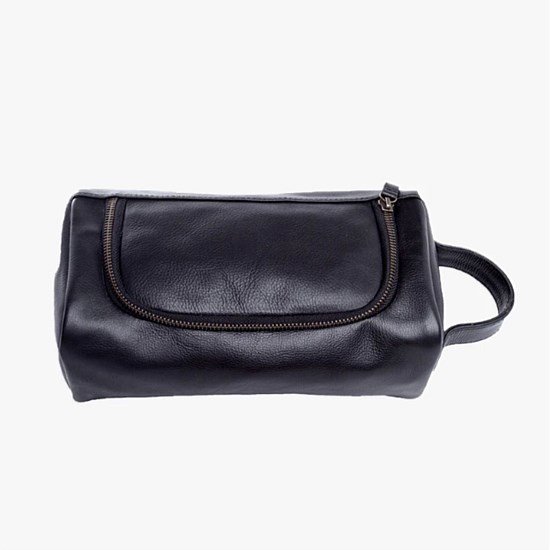 The Ralph: Men's Leather Toiletry Bag