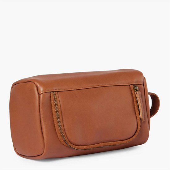 The Ralph: Men's Leather Toiletry Bag