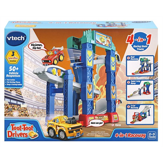 Toot-Toot Drivers 4-In-1 Raceway