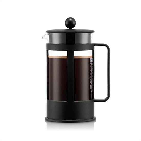 Kenya French Press 1L 8 Cup (Black)