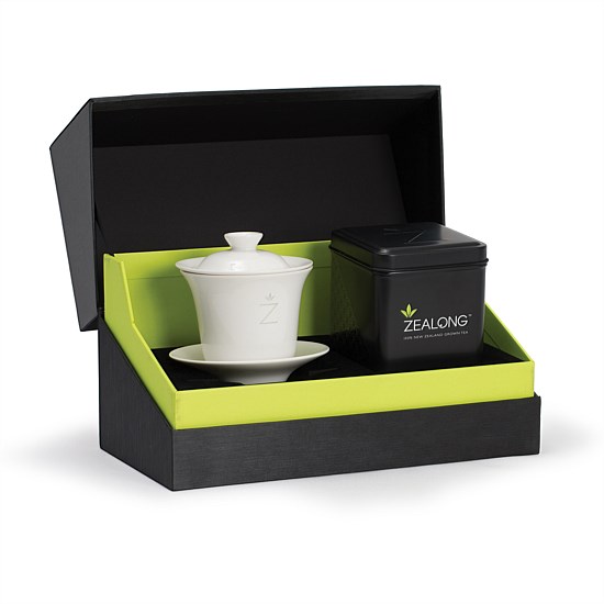 Luxury Royal Gift Set with Porcelain Cup and Ceremonial Grade green tea