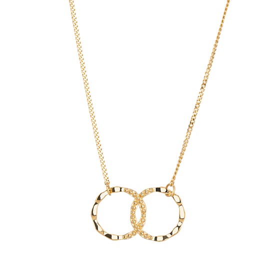 Gold Plate Rocksteady Perfect Circle Harmony Pendant