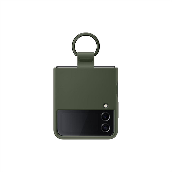 Galaxy Z Flip4 Silicone Cover with Ring