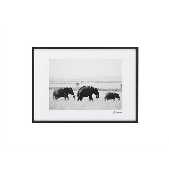 Elephant Migration Wall Art