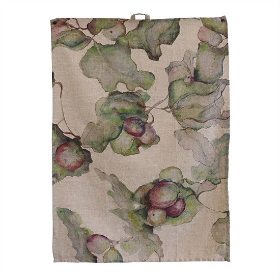Ivy and Fig Linen Tea Towel Set